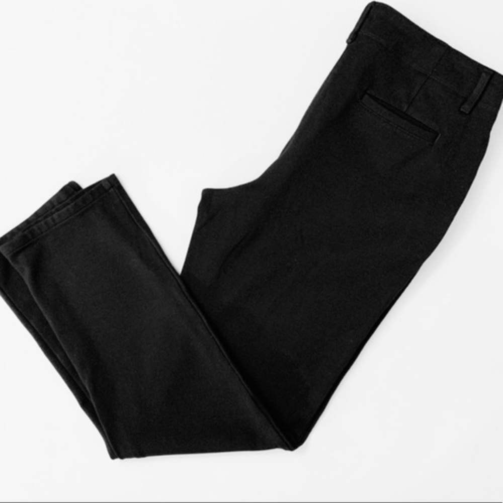 TALBOTS Black Knit Stretch Fabric Pants